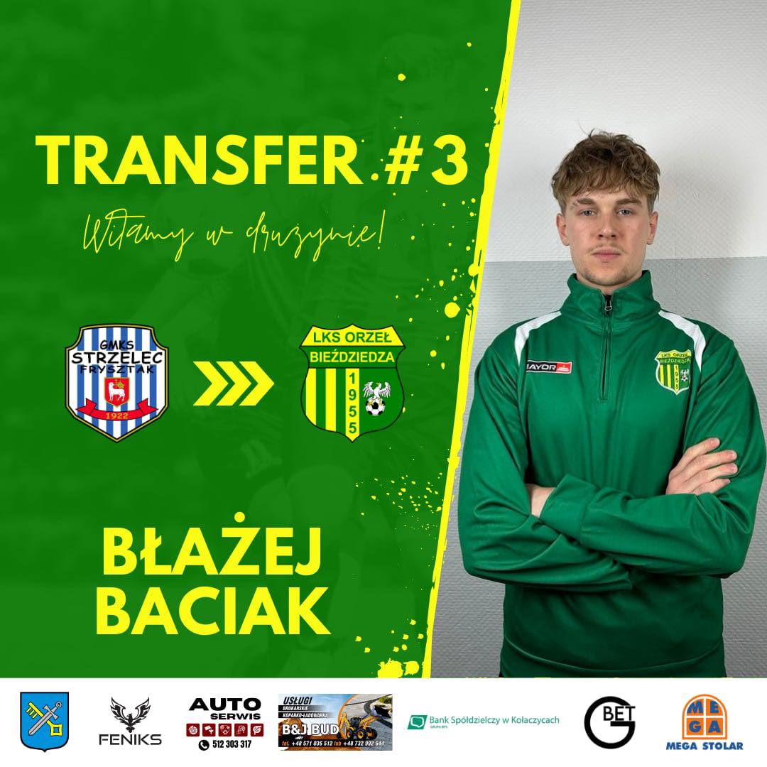 Błażej Baciak nowym zawodnikiem ORŁA!